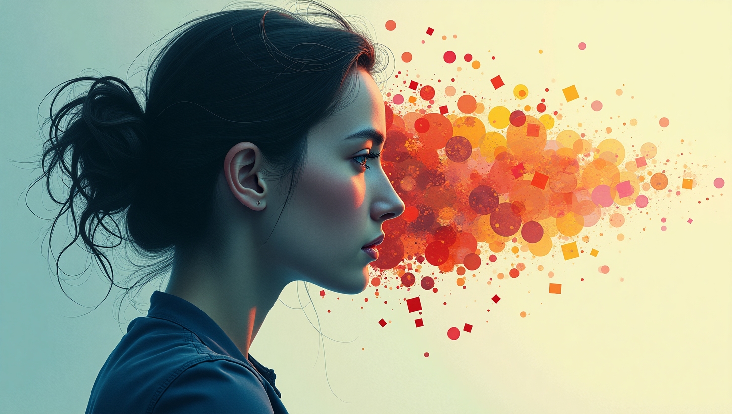 Illustration moderne et réaliste d’une photo statique d’un visage ou d’un paysage, progressivement animée pour évoquer une transformation en vidéo fluide et naturelle, avec des mouvements subtils et des expressions vivantes, ambiance innovante et futuriste, style numérique haute définition, palette de couleurs inspirée de ReelsForger (#54387D, #3E408D, #3C579D, #47C0B4, #58A17B, #80D07E, #A5DA6F, #E1A65F, #EFCA5E, #EBE263), format carré.